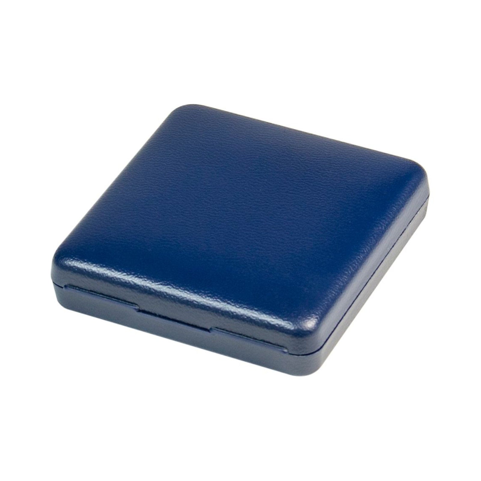 Münzetui mit Velourseinlage in Blau