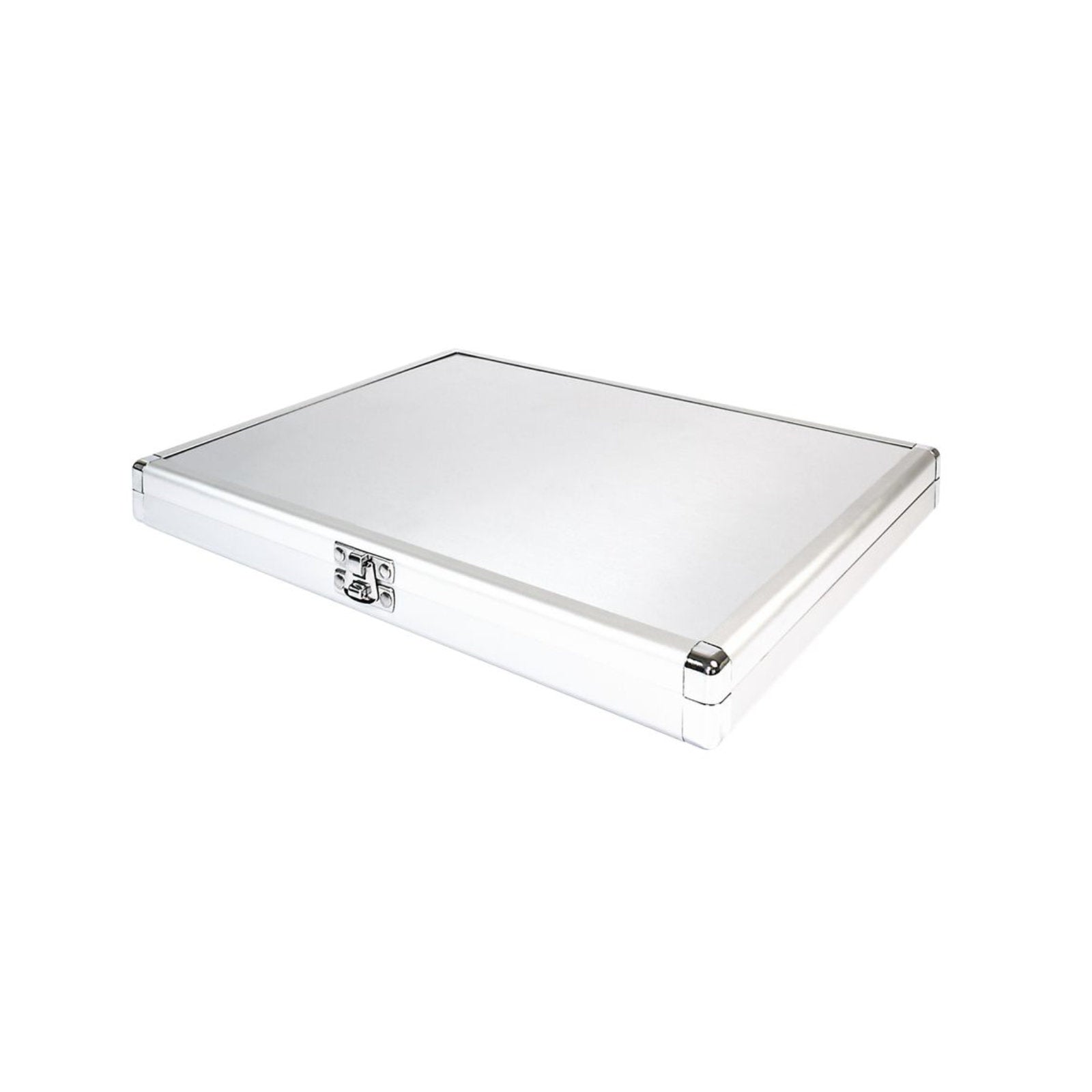 Münzkassette aus Aluminium, mit schwarzer Einlage, für 20 bis 48 Münzen oder Münzkapseln