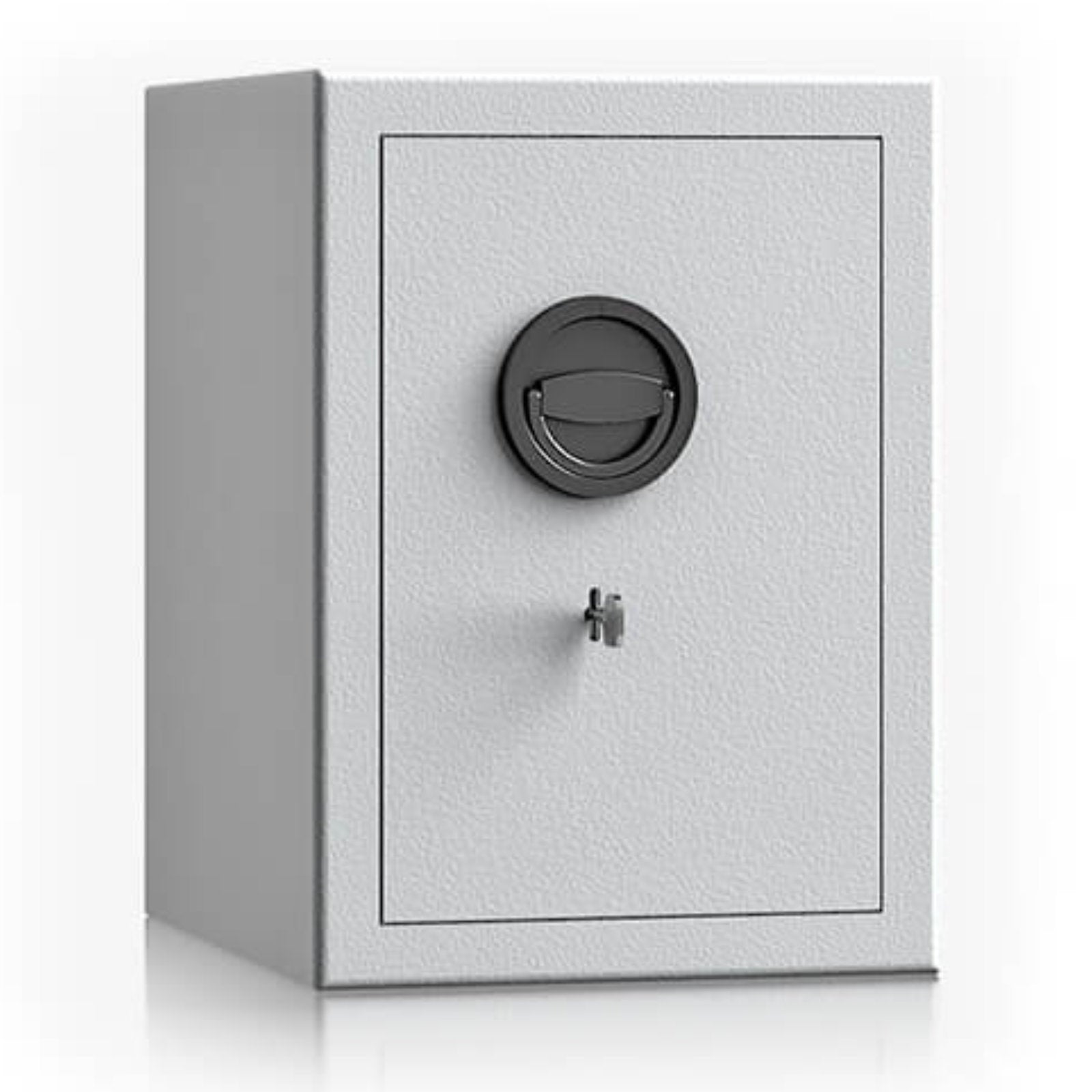 Möbeltresor BB 2 mit Doppelbart Sicherheitsschloss, RAL 7035 Lichtgrau, Sicherheitsstufe B, inklusive Verankerungsschrauben, 420 mm x 300 mm x 380 mm