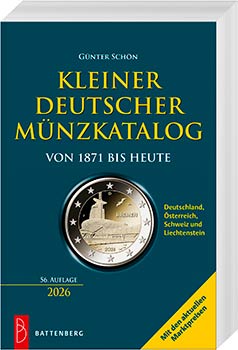 Kleiner Deutscher Münzkatalog von 1871 bis heute, 56. Auflage 2026