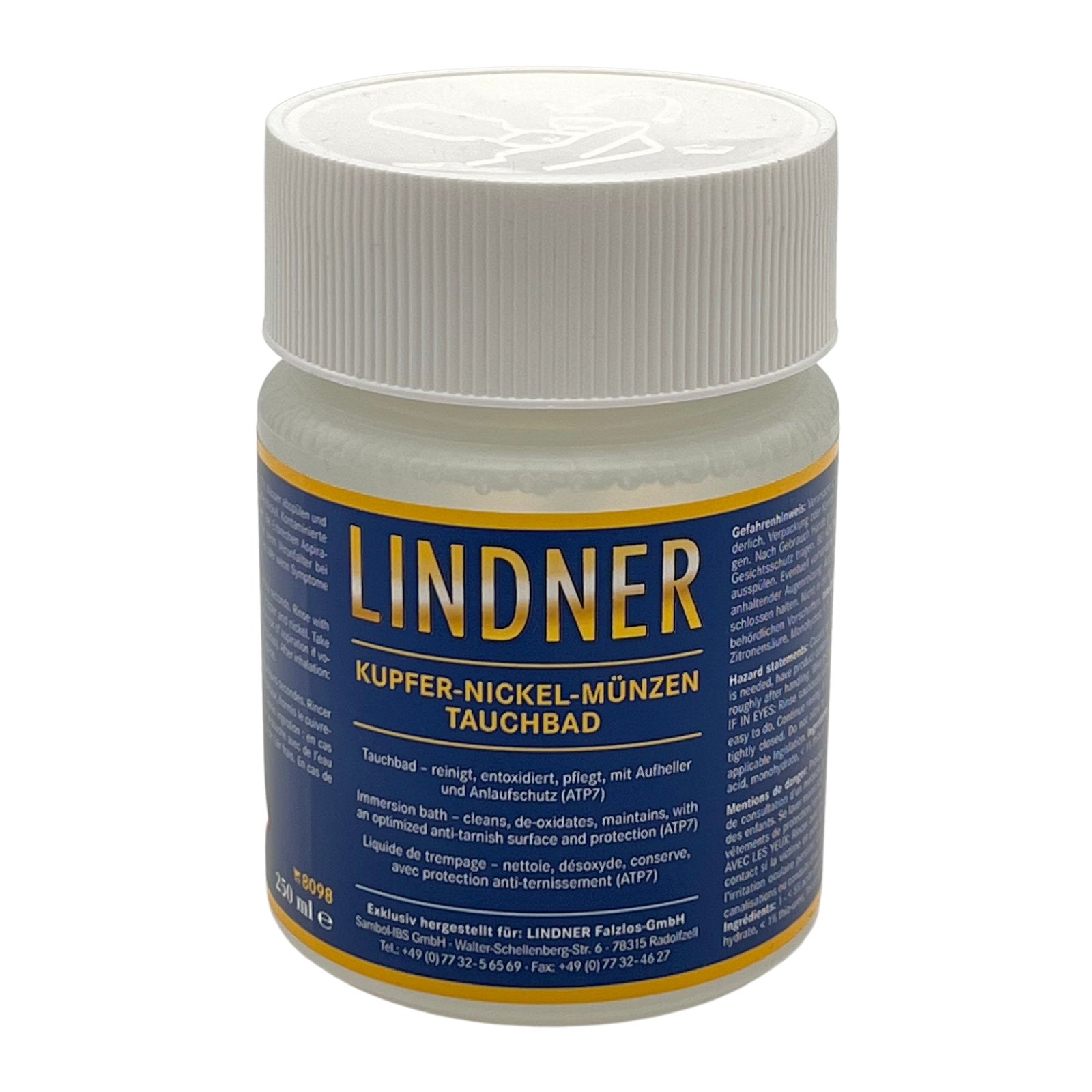 Tauchbad für Kupfer-Nickel Münzen 250 ml