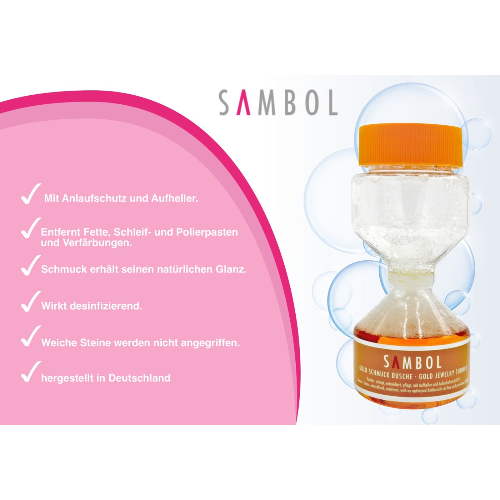 Schmuckreiniger für Goldschmuck 200 ml