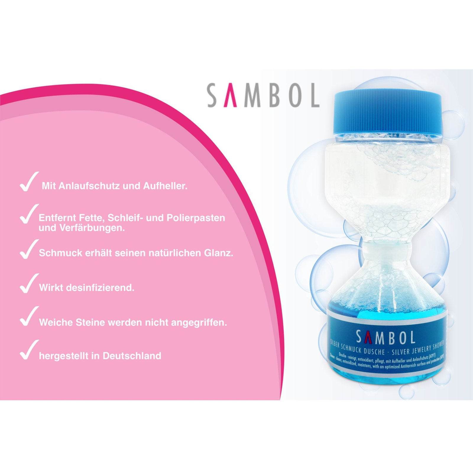 Schmuckreiniger für Silberschmuck 200 ml