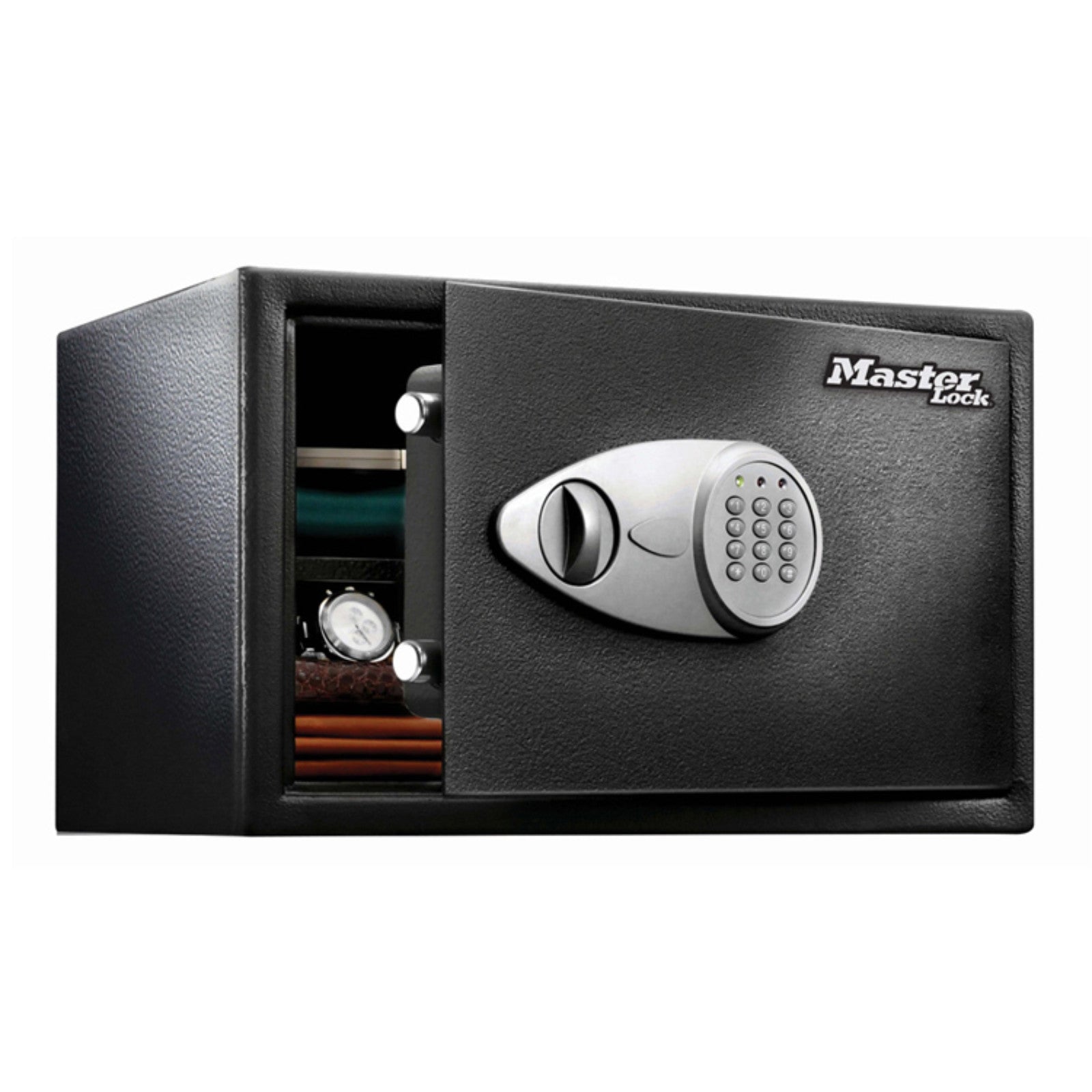 Möbeltresor mit Elektronikschloss Master Lock X-Line Serie, Schwarz, 270 mm x 430 mm x 370 mm