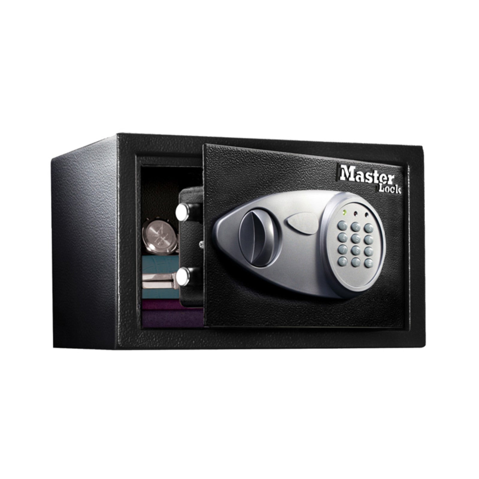 Möbeltresor mit Elektronikschloss Master Lock X-Line Serie, Schwarz, 220 mm x 350 mm x 270 mm