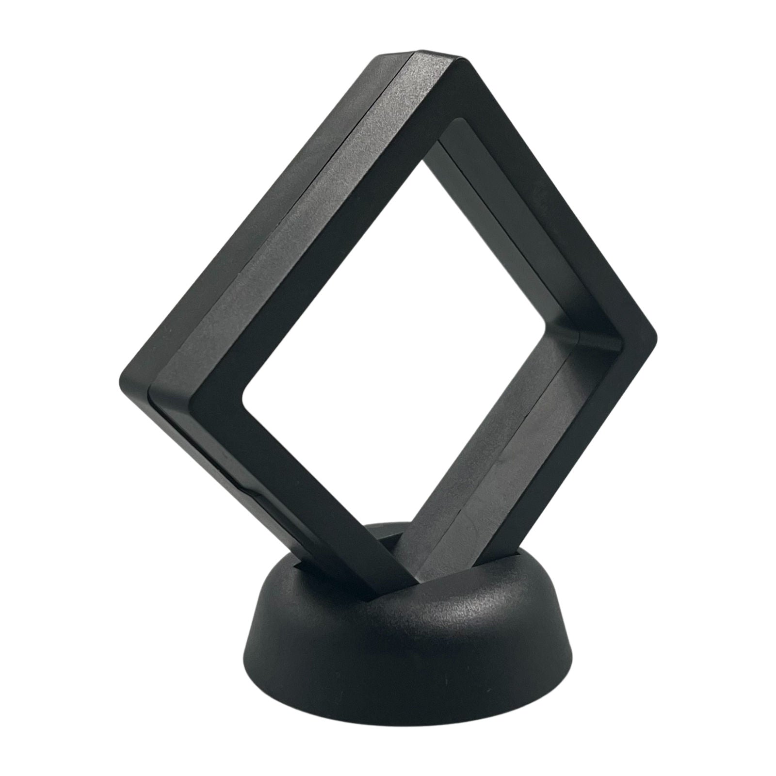 Objektrahmen mit eckigem Ausschnitt und Standfuß, 70 mm x 70 mm