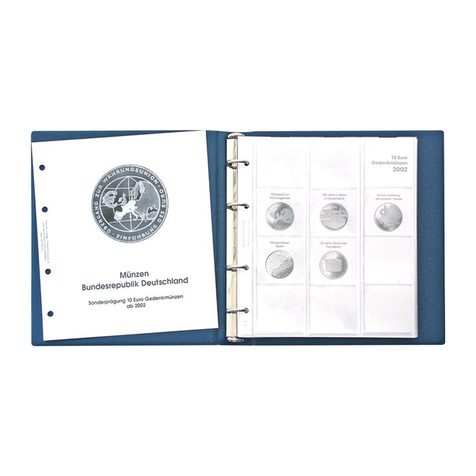 Vordruckalbum für 10 Euro Gedenkmünzen der Bundesrepublik Deutschland