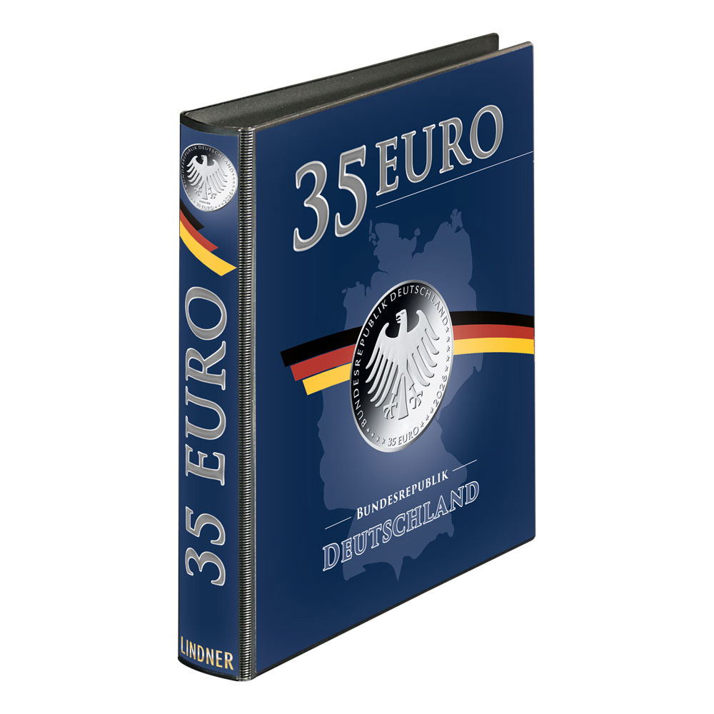 karat Motiv-Ringbinder im 35 Euro-Design, leer