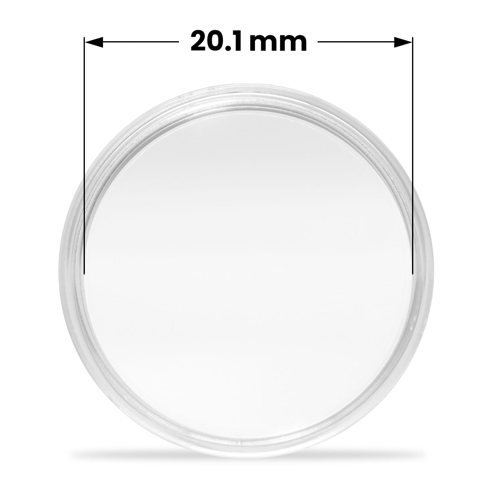 Münzkapsel rund 20,1 mm Durchmesser